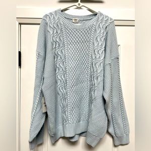 Sunday Best (Aritzia) Peggy Sweater in Fluid Blue
